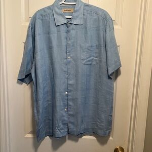 Tommy Bahama Light Blue Casual Button Down Shirt